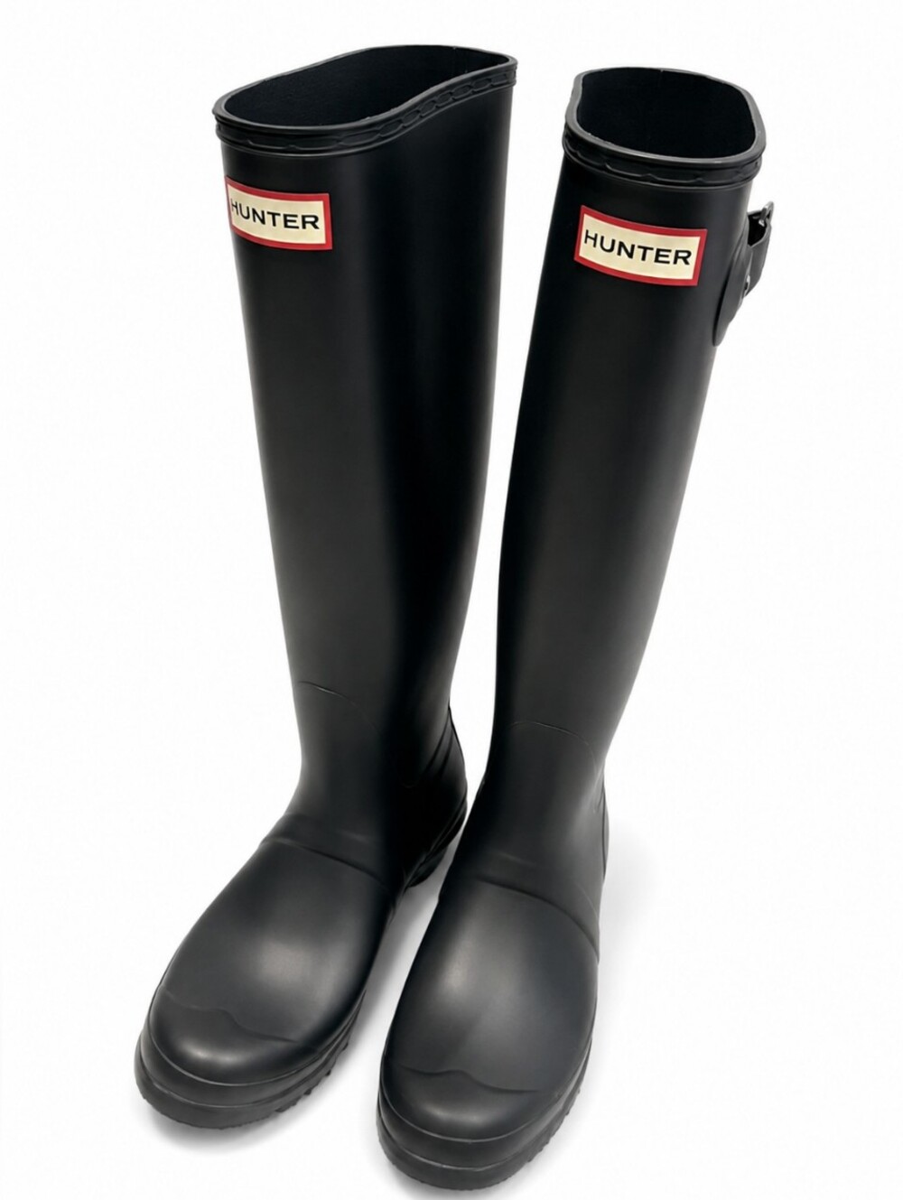 Hunter Original Tall Rain Boots Women’s US 10 Black Matte Waterproof Rubber